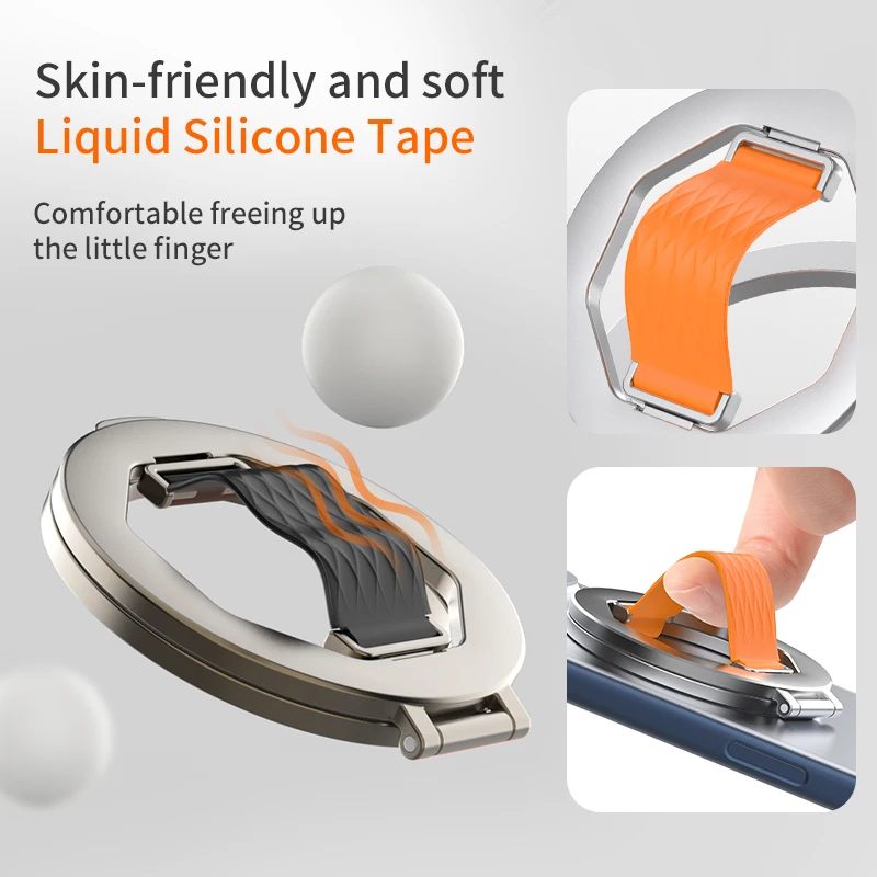 

Desktop Phone Strong Magnetic Stand for Magsafe Folding Portable Finger Ring Magnet Support for iPhone Samsung Cellphone Holder