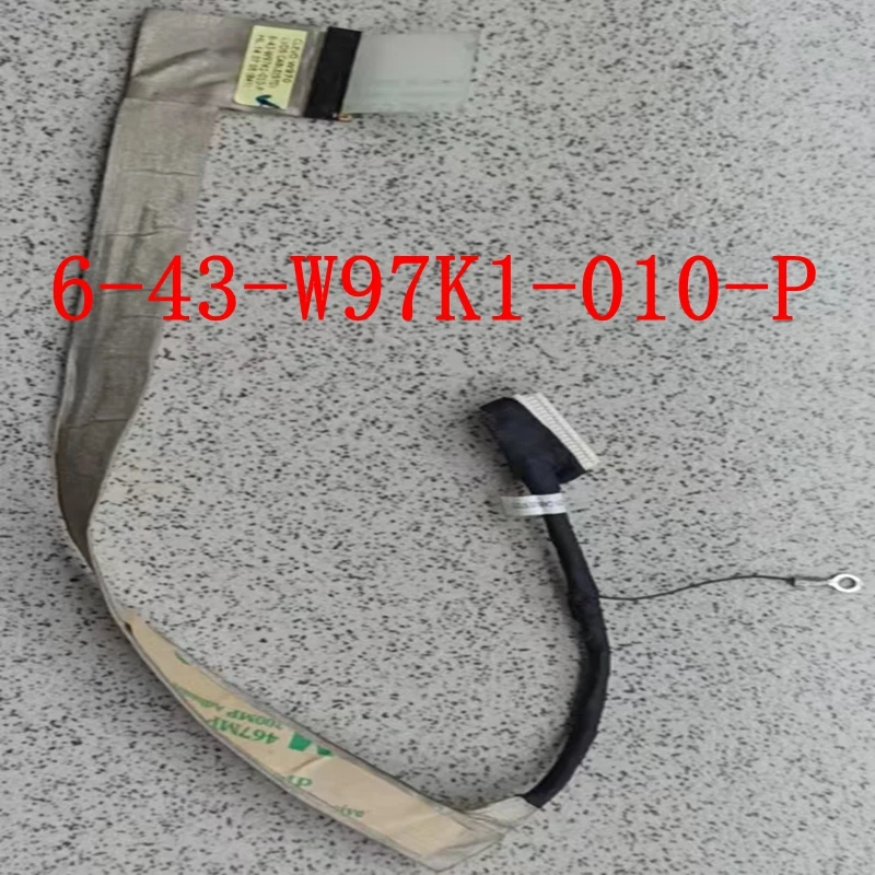 Clevo W970 LVDS Cable(STD) 6-43-W97K1-010-P 6-43-W97K1-010-N cable for laptop Free Shipping New Original