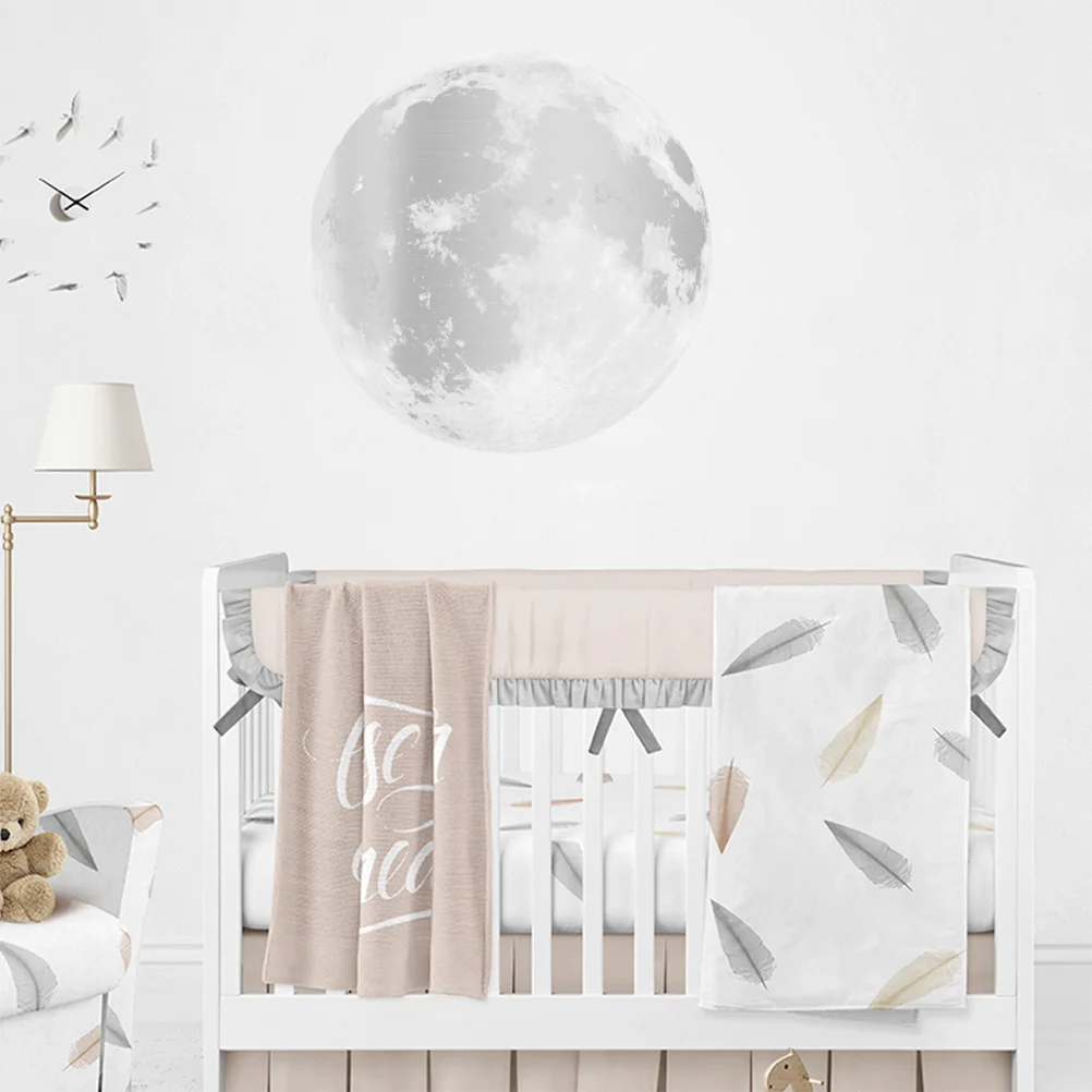 

20cm Moon Window Stickers Luminous Glow in Dark Wall Decals Noctilucous Murals Light Decor Moon Stickers