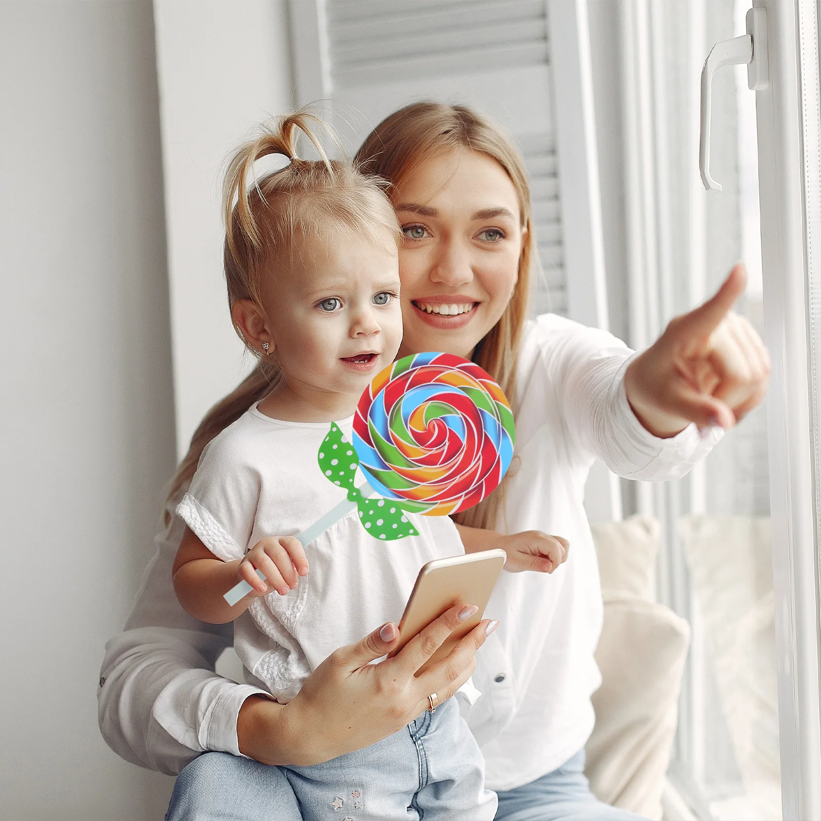 4 قطعة دعائم مصاصة كبيرة ملحقات أداء لافتة للنظر للأطفال عروض الرقص في الاستوديو لالتقاط الصور الفوتوغرافية لحديثي الولادة