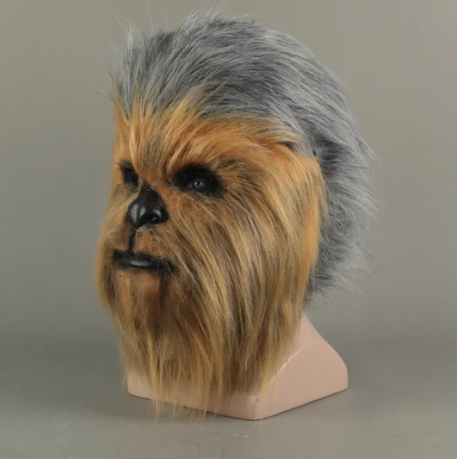 Cosplay Chewbacca Mask Head Masks Halloween Party Costume Prop