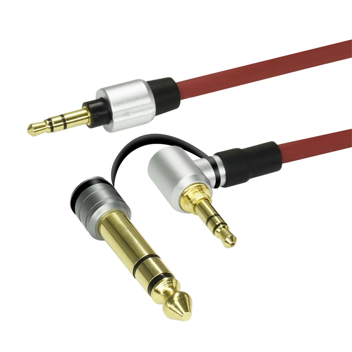 AU49_3.5mm Audio Extension Cable for 3.5mm Jack Device Red