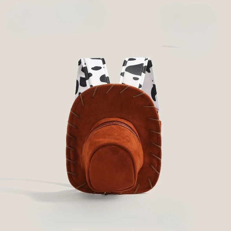 2026 New Cartoon Hat Backpack Female Tide Cute Retro Creative Backpack