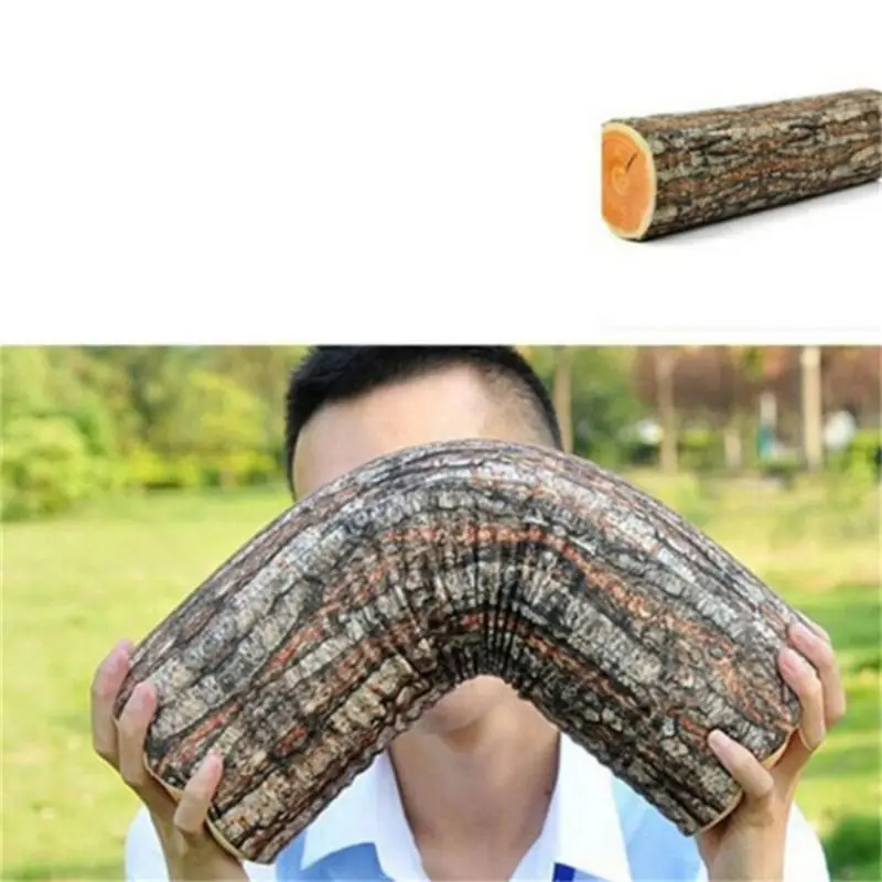 الوسائد، وسائد سجل مريحة، وسائد جذع شجرة مثيرة للاهتمام ولطيفة، زخارف وسادة محاكاة #3