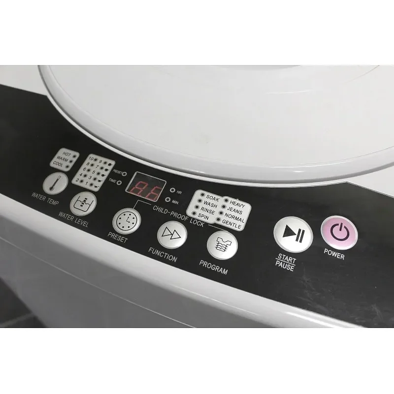 Danby DWM065A1WDB-6 2.11 Cu.Ft Machine, Portable Top Load Washer for Apartments, Small Spaces