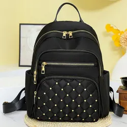 Fashion Bagpack Women High Quality Nylon Backpacks Female Big Travel Back Pack Large School Bags for Teenage Girls Shoulder Bag