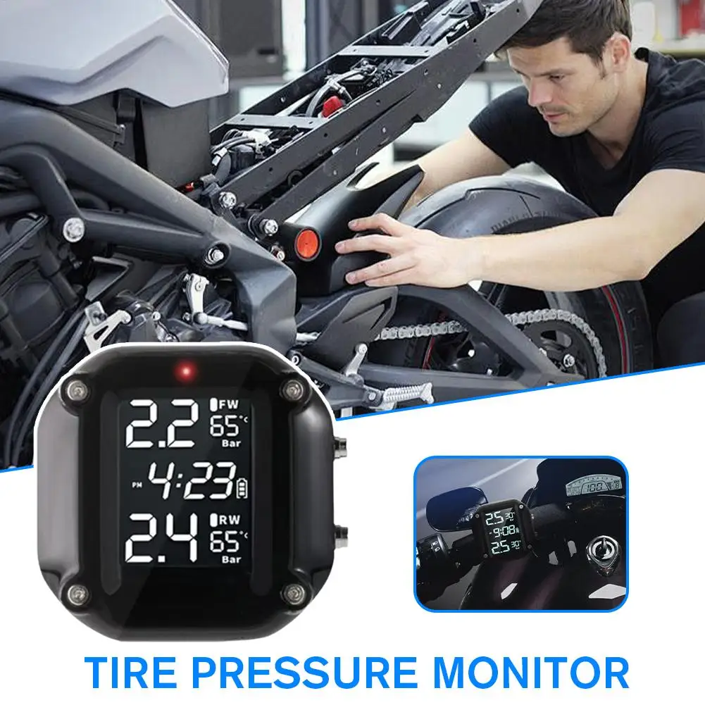 

Система контроля давления в шинах Беспроводная система TPMS с дисплеем давления 2, цифровые внешние датчики в шинах в реальном времени D1G2