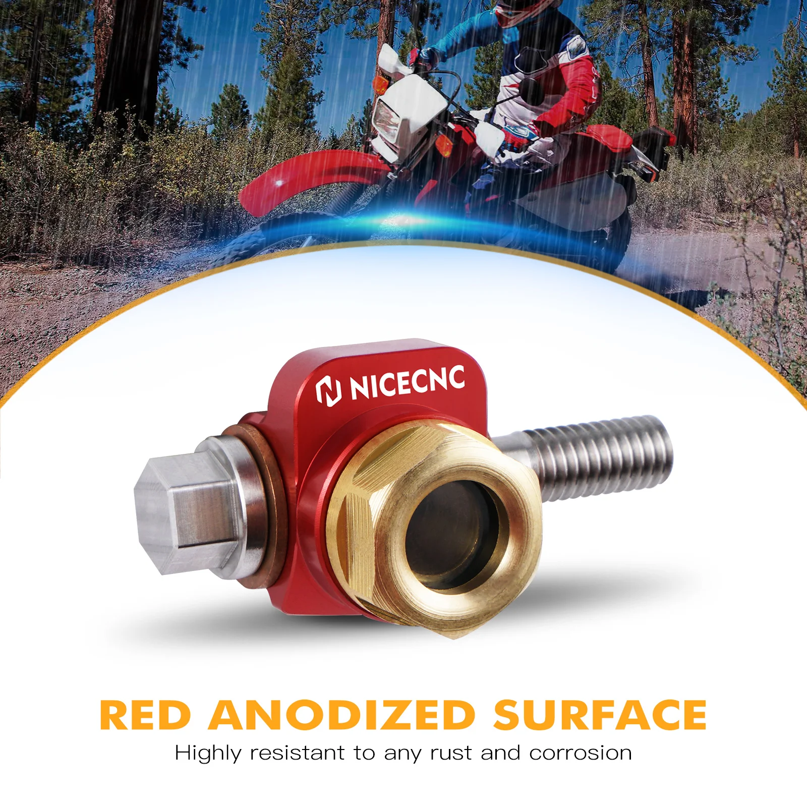 NICECNC لهوندا XR650L XR600R XR 600L 600R 600 L R 1985-2024 2022 2021 البانجو بولت زيت البصر الزجاج موتوكروس سبائك الألومنيوم