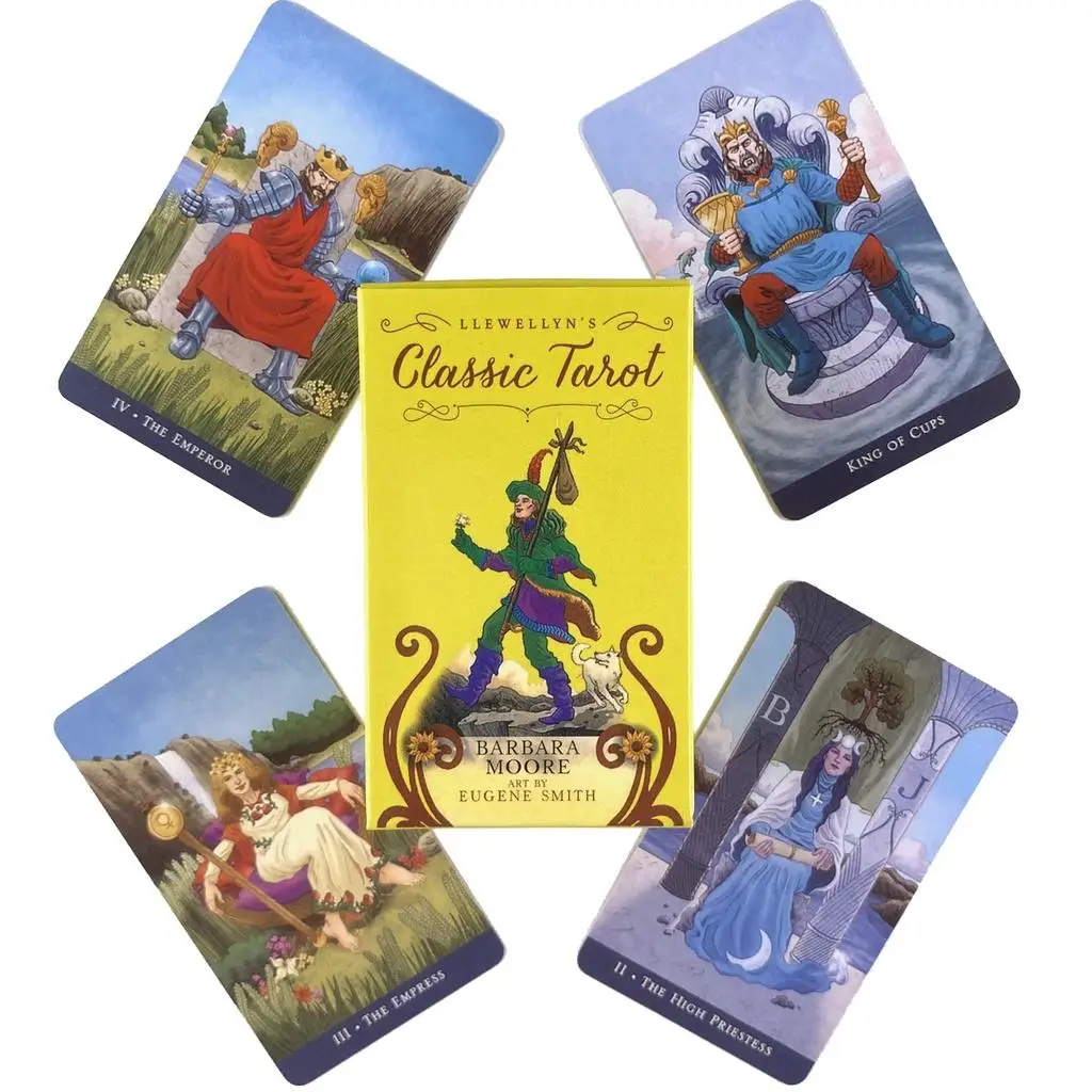 Classic Tarot Barbara Moore Tarot Deck Fortune-telling Oracle Cards With PDF Guidebook