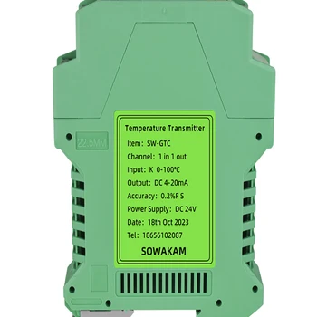 Temperature sensors K type 0-100 ℃ 4-20mA 0-10V output for high temperature measurement