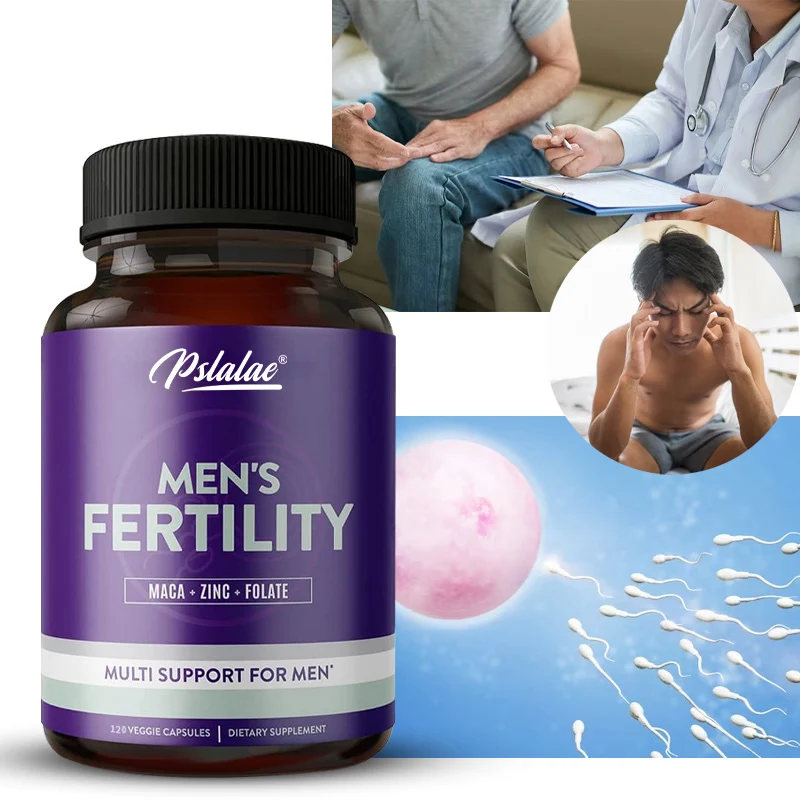 Men's Fertility Supplement - Increase Sperm Count and Motility,  To Help Men Prepare for Conception, with Maca, Zinc and Folate