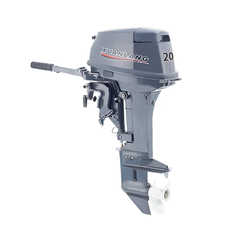 Xuanlang 20 Short-Axle 2-Stroke Inboard Marine Outboard Engine New Condition Gasoline Fuel Type for Boat Manufacturing