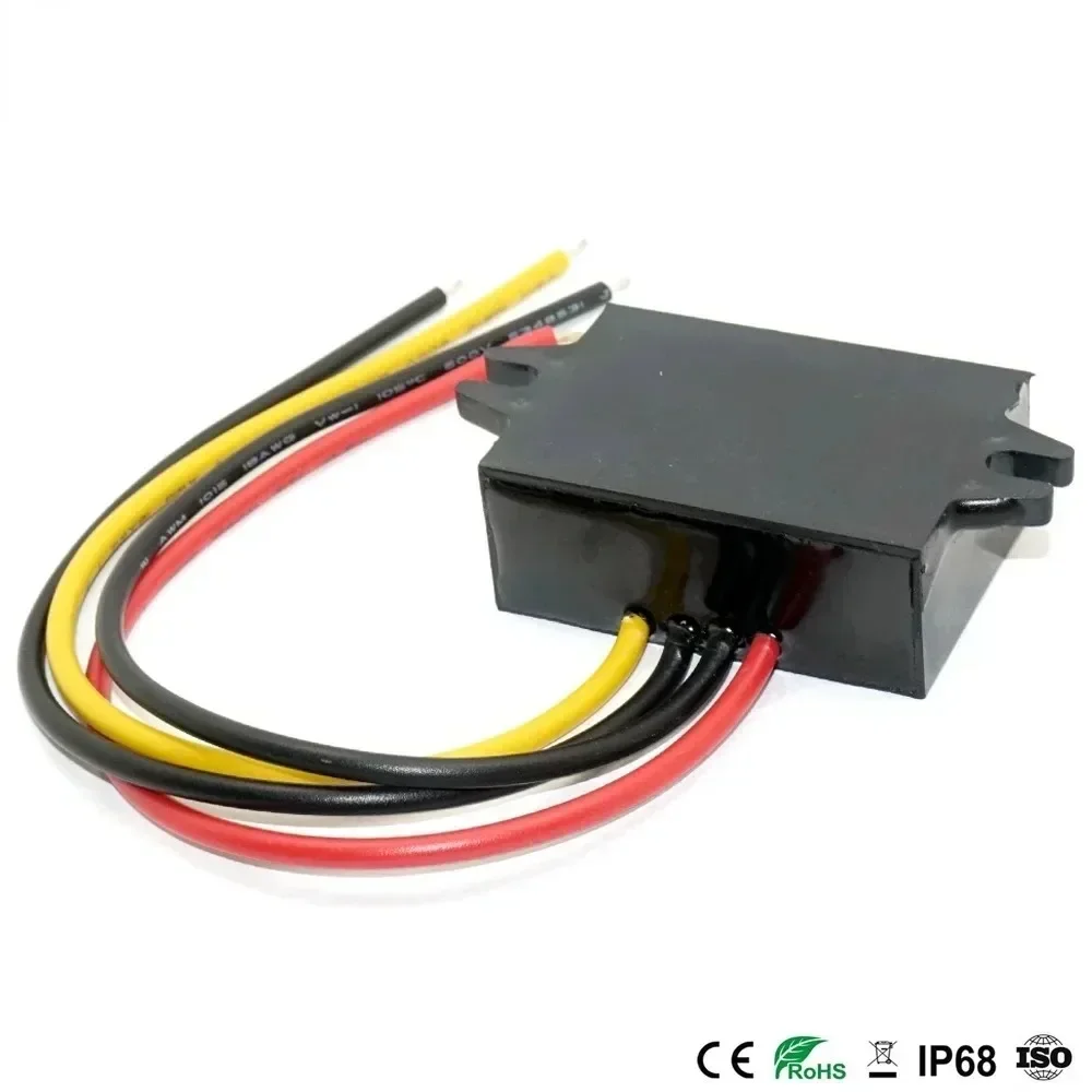 DC DC Power Converter Buck Boost 8-36V 19V 30V to 24V 12V 4A 2A 3A Step-down/up Voltage Stabilizer Car Boat Supply Car Solar