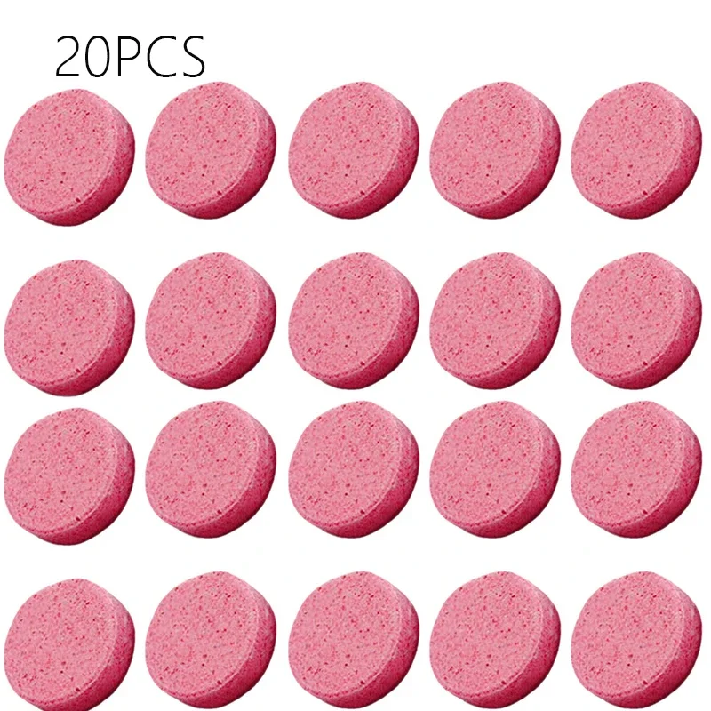 1/5/10/20Pcs Solid Cleaner Concentrated Glass Cleaning Tablets Car Foaming Cleaning Tablets Car Cleaning Tools Car Accessories