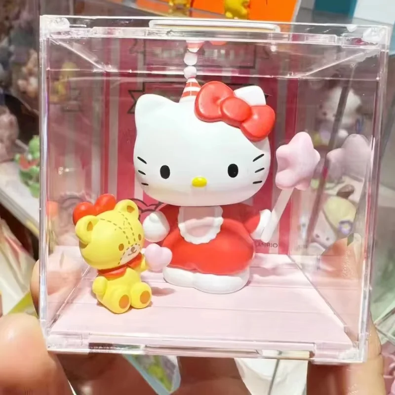 

Genuine Sanrio Anime Pochacco Piano Cinnamoroll Pompom Purin Melody Kuromi Figure Doll Toys Cute Holiday Birthday Gifts
