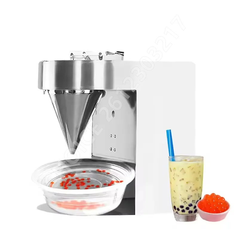 Size Adjustable Automatic Popping Boba Machine Bubble Tea Food Ball Making Maker Jelly Balls Depositing Machine Tapioca Pearl