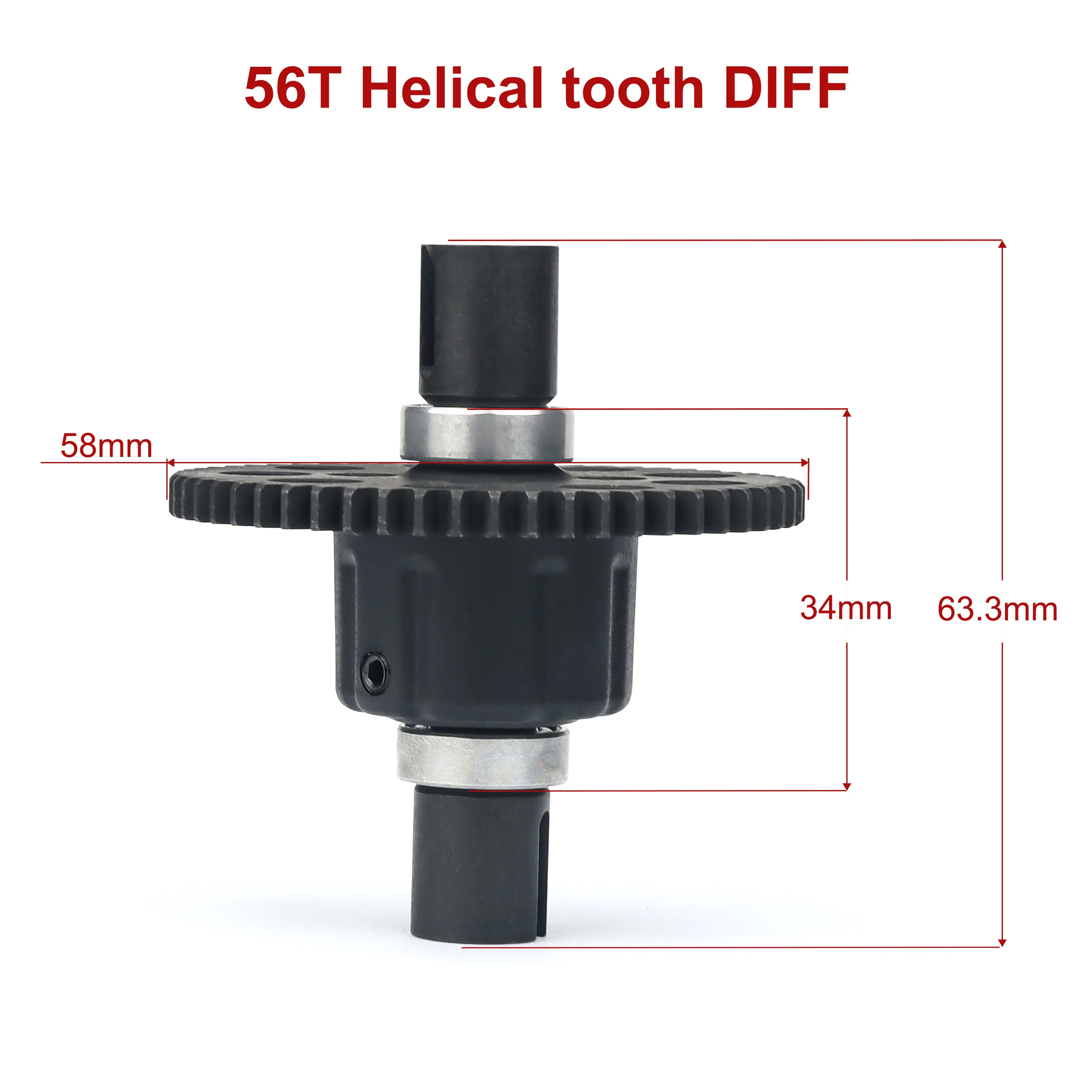 46T 56T M1 Center Differential Gear For 1/8 RC Car DF- Model 6684 Differential ZD Racing HSP Kyosho Thunder Tiger 8156