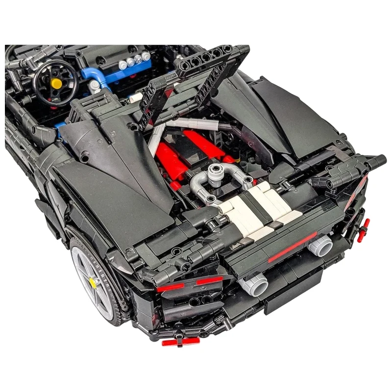 MOC Building Blocks 849 Racing Car Detailed Realistic High Performance DIY Assembly Brick Set Desktop Collectible Display