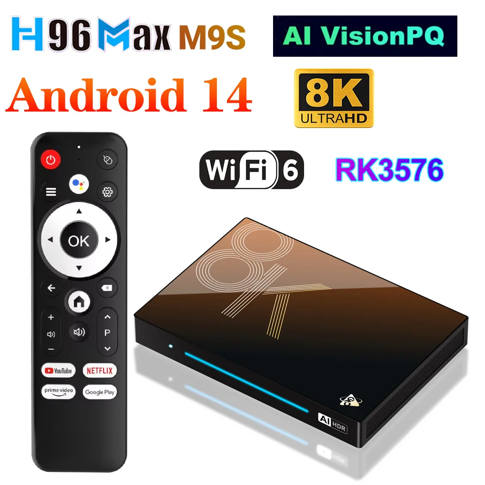 76 Max: تقييم شامل لجهاز التلفاز الذكي H96 MAX M9S RK3576 بمواصفات متطورة ودعم Android 14