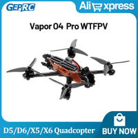 GEPRC Vapor X5/X6/D5/D6 O4 Pro WTFPV Drone 5inch 6inch Quadcopter Freestyle Drone TAKER H60_BLS 60A 4IN1 ESC 2207E 2407E Motor