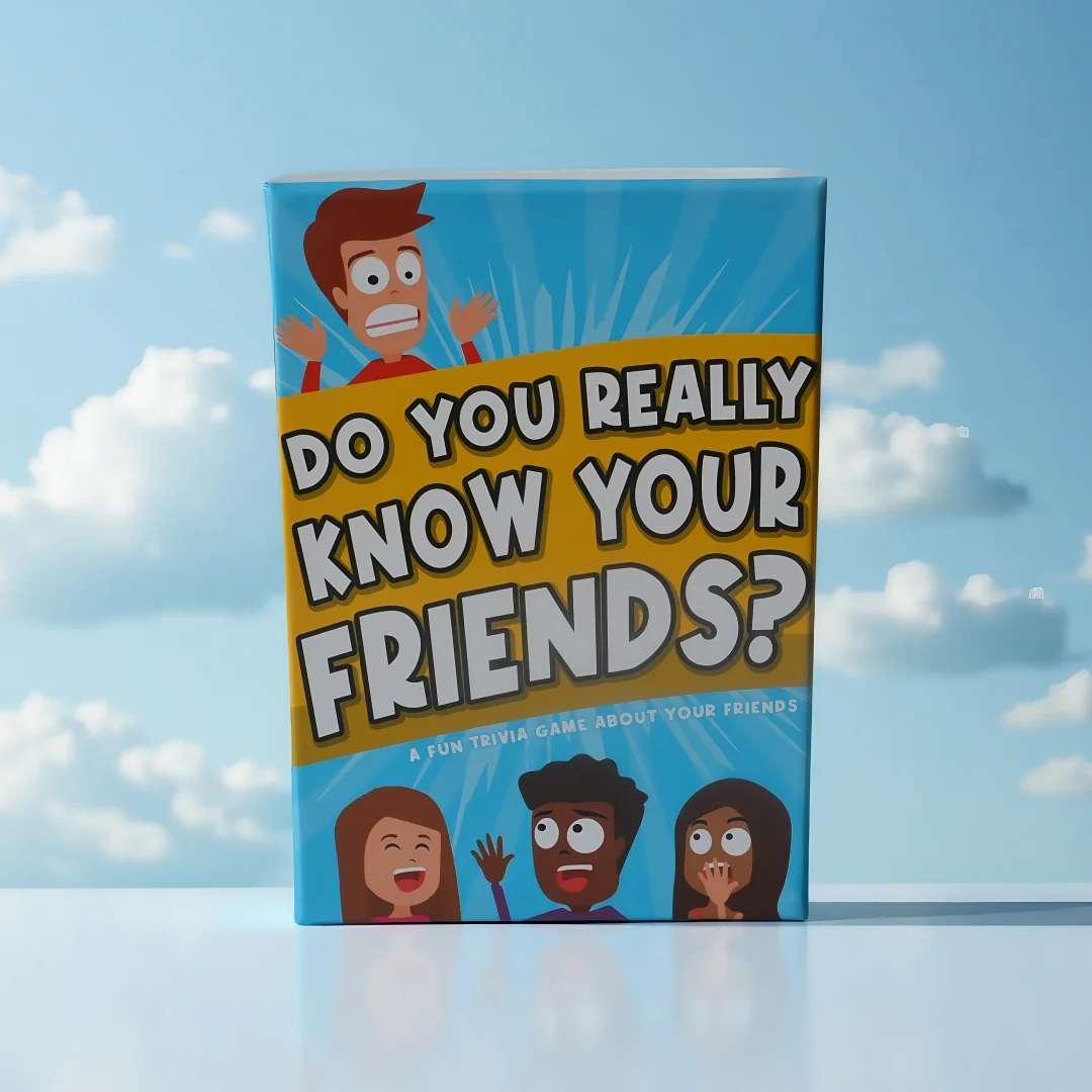 

Do You Really Understand Your Friends English Version Board Game, Card Game, Interactive Board Game, 3-8 Players, Party Favors, Suitable as a Gift, Suitable for Christmas, Halloween