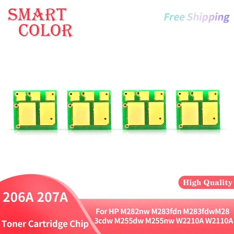 206A 207A Chip Compatible For HP 207a Toner Cartridge chip M282nw M283fdn M283fdw M283cdw M255dw M255nw W2210A W2110A chip