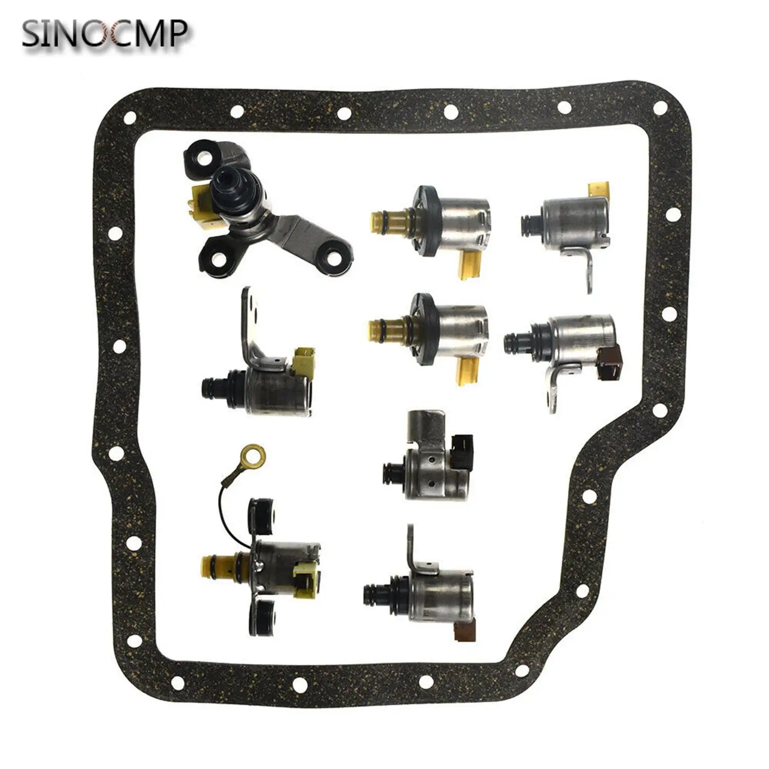 

9pcs Shift Solenoid Set Gasket Transmission JF506E JA5AEL 5F1J 5F31J For Ford Mazda 2002-2005 2.5L Auto Refurbished Parts ﻿