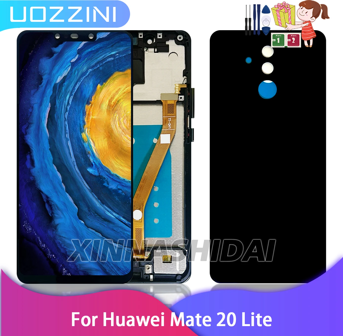 6.3'' High Quality For Huawei Mate 20 Lite LCD Display Touch Screen Digitizer SNE-AL00,SNE-LX1,SNE-LX2,SNE-LX3 Replacement Parts