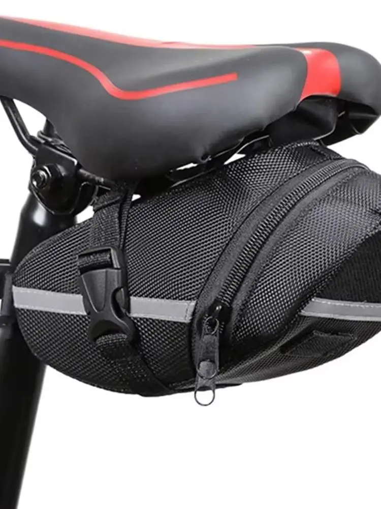 AliExpress NONE 1/2pcs Bike Seat Waterproof Bags Bicycle Storage Saddle Bag Cycling Rear Pouch