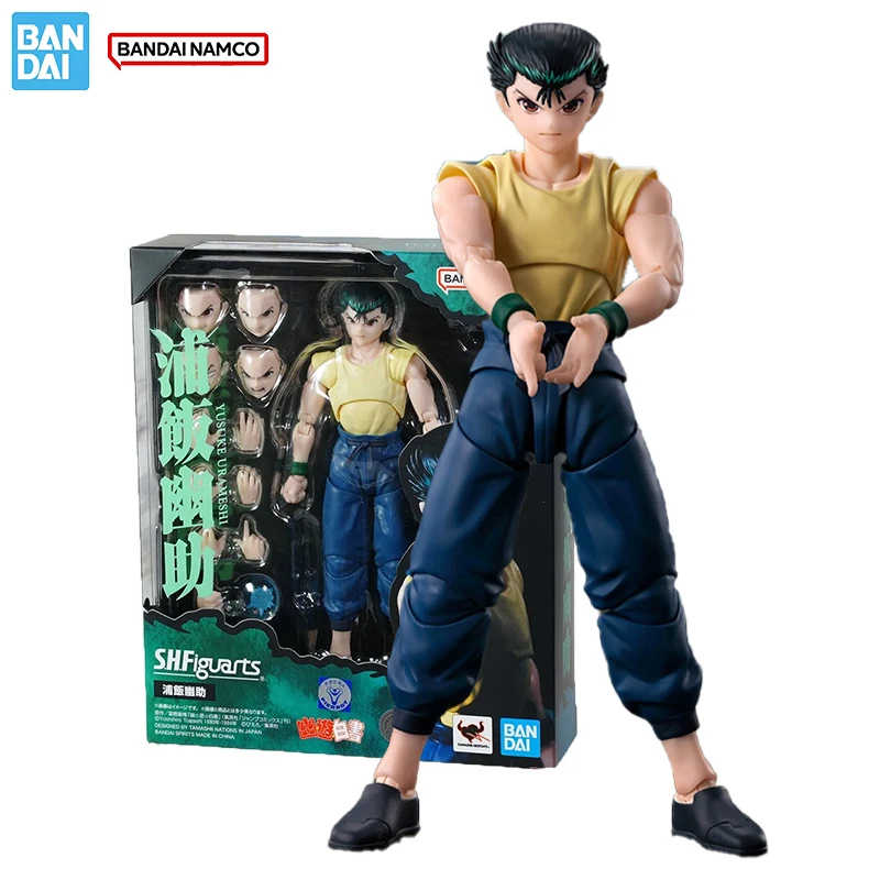 

Bandai Original Genuine Figure YuYu Hakusho Model Kit SHF Yuusuke Urameshi Collection Action Figure Model for Kids Toys Gifts