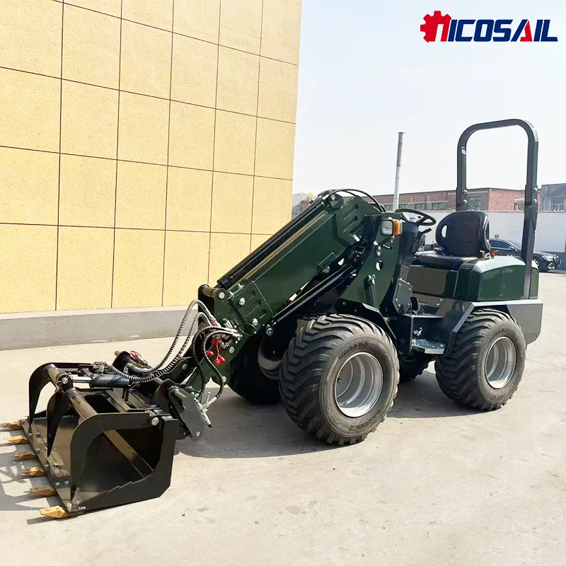 

Customized Telehandler 1.5 2 ton Wheel Loader Telescopic 3 Ton Mini Loader Small Wheel Telescopic Loader