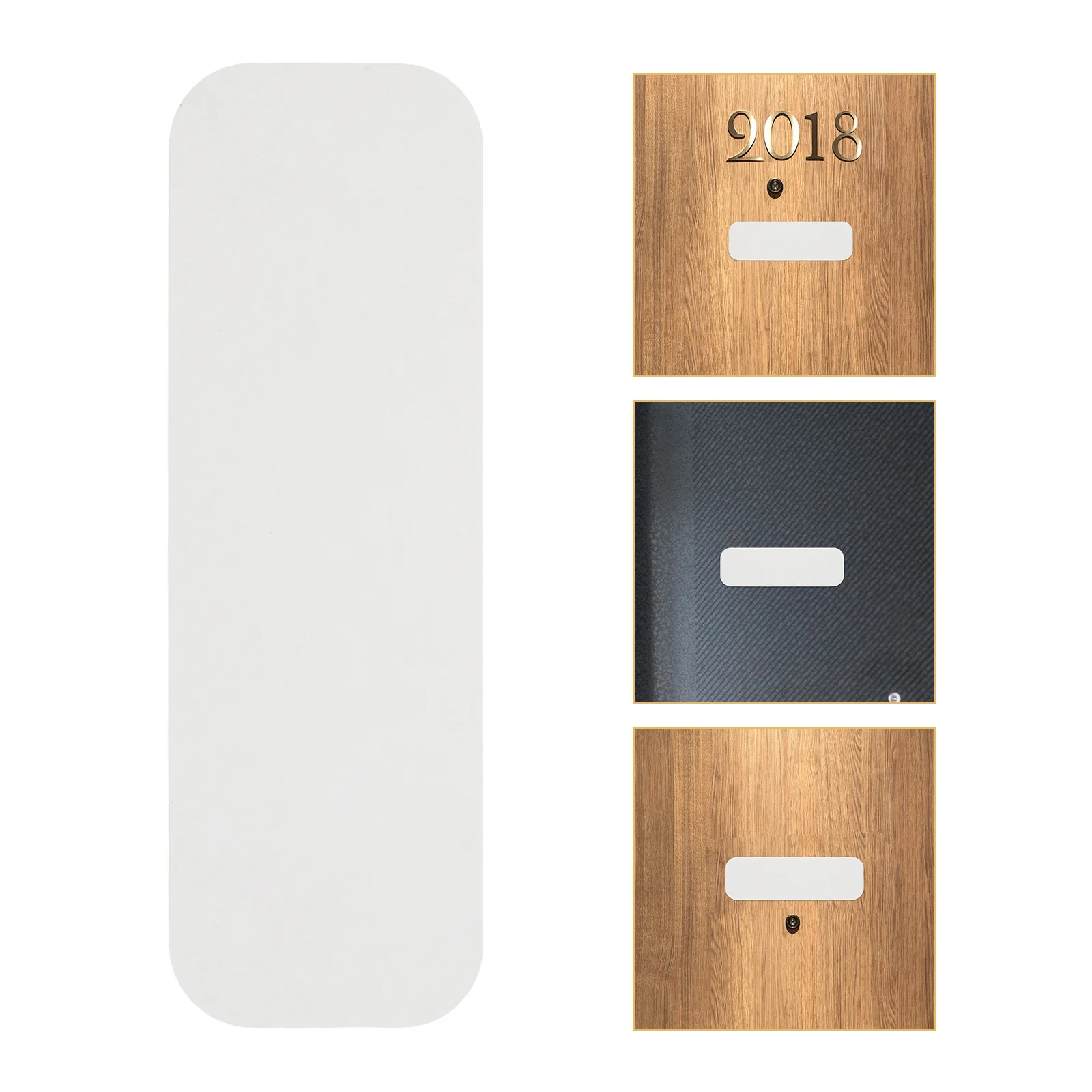 

10pcs Smart Doorbell Sticker No Trace Removable Waterproof Mount For Video Doorbell Easy Peel Self-Adhesive Entryway Decal