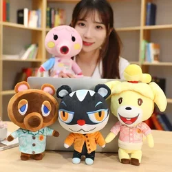 25cm Animal Crossing Dolls Anime Figures Nook Porter Bunnie Marina Flora Chrissy Tasha Animals Toys Kids Gifts