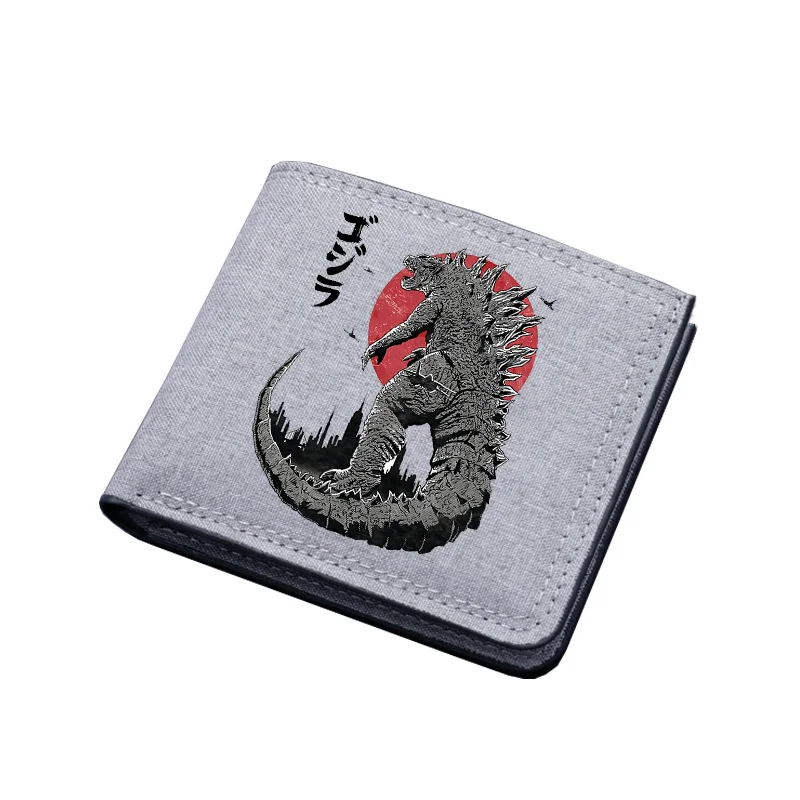 Godzillas Anime Folding Wallet Adult Fashion Printed Coin Purse Card Holder Boy New Moneybag Cartoon Casual Simple Wallets Gifts view 6