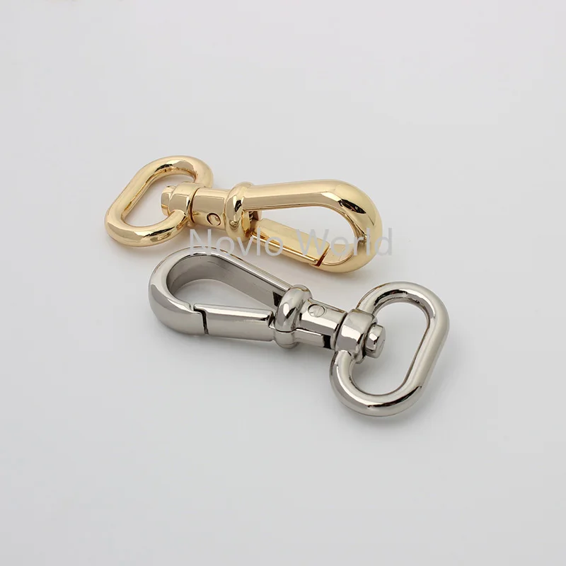 10-50 pieces 2 colors 20mm 3/4'' brush antique metal snap hook buckles for shoulder bag snap hook clips chains bag accessories