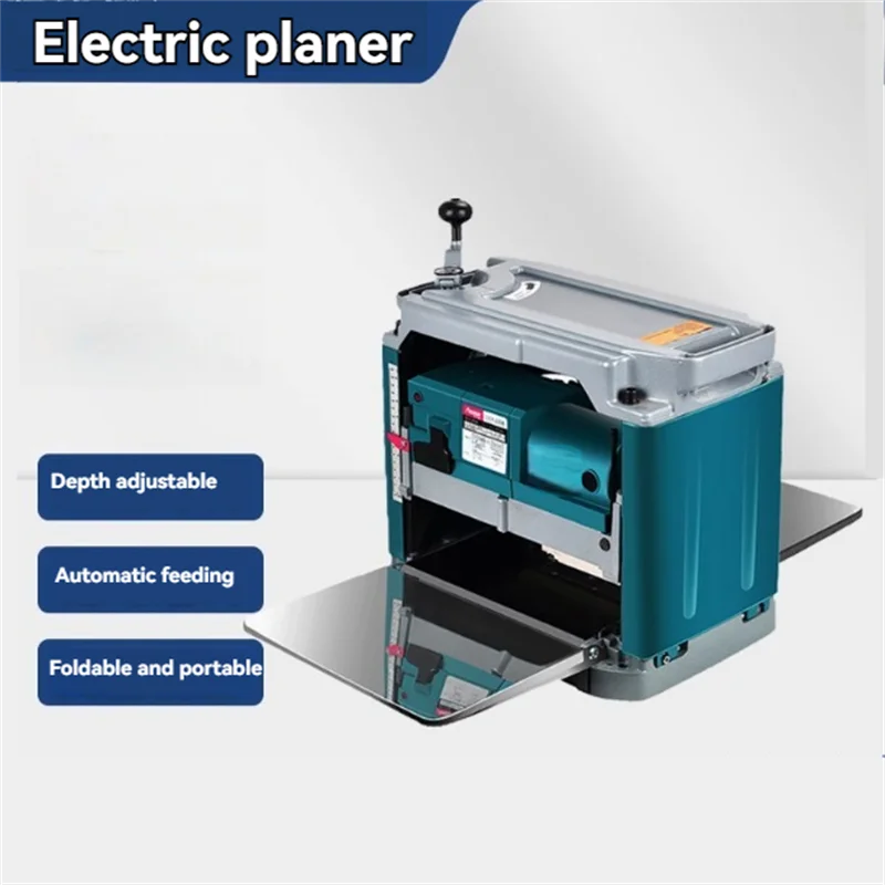 

High-power 220V Electric Single-sided Planer Multi-function Woodworking Planing Machine Small Household Press Planer Machine