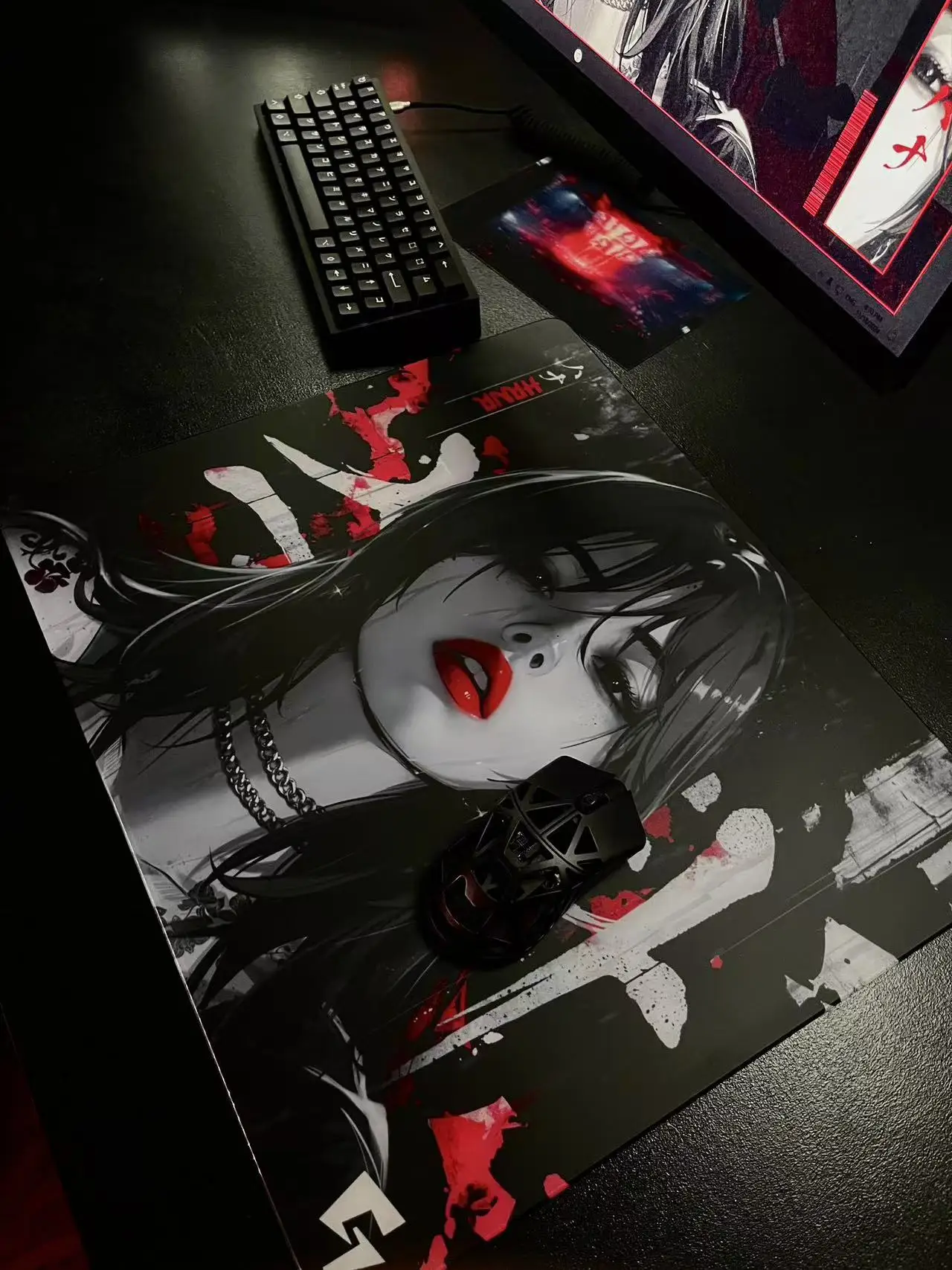 GLSSWRKS Akari Kamzei Hana glass pads e-sports FPS tempered glass