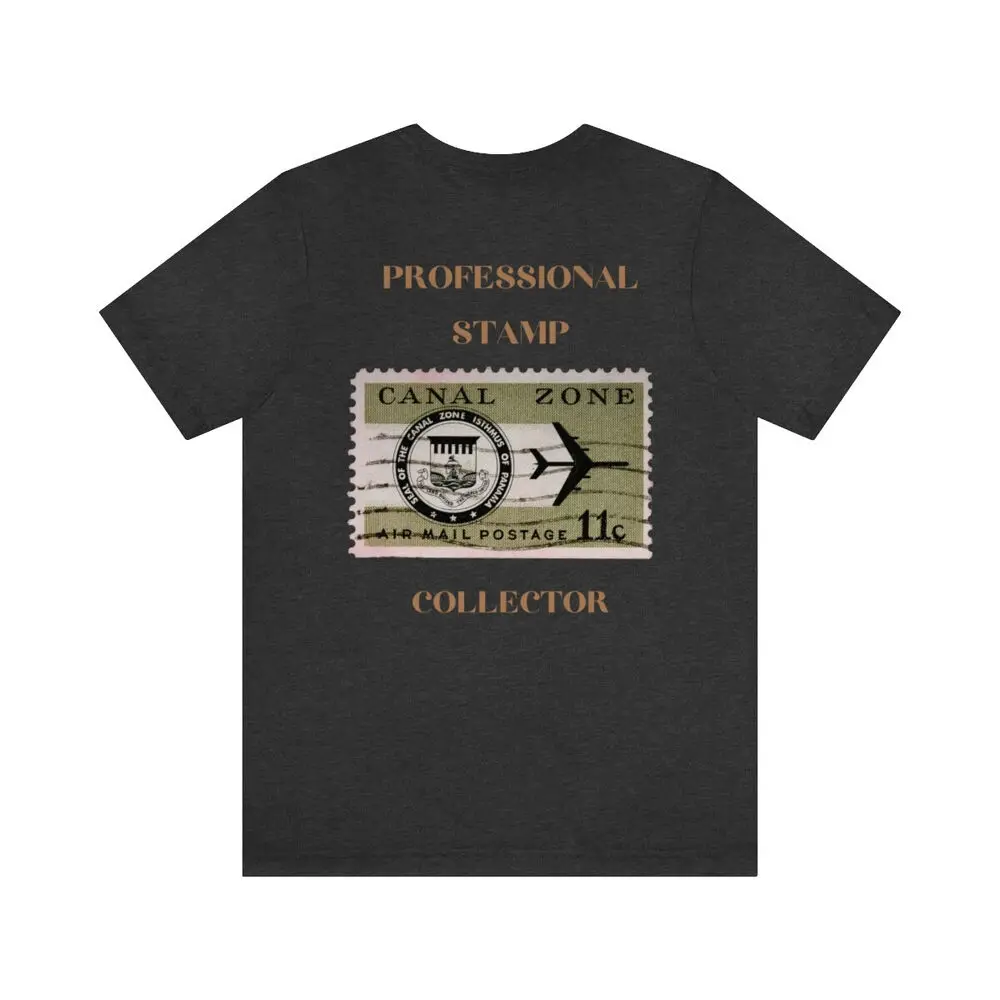 Unisex Jersey Short Sleeve Professional Stamp Collector TShirt -Rescues Animals