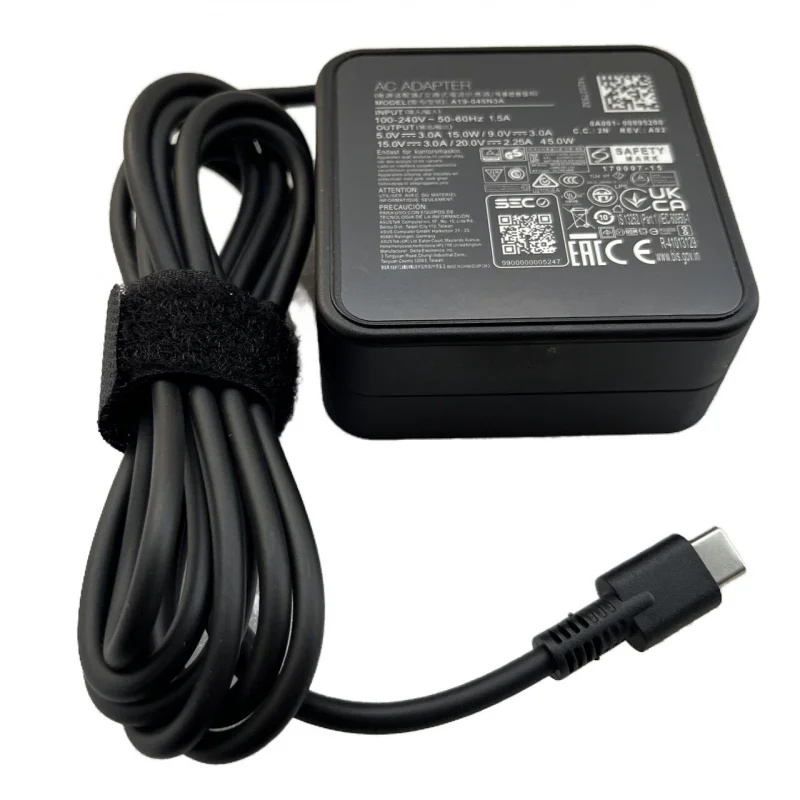 TT+ 20V 2.25A 45W type-C AC Adapter Charger For Asus Chromebook Flip C433T C433TA