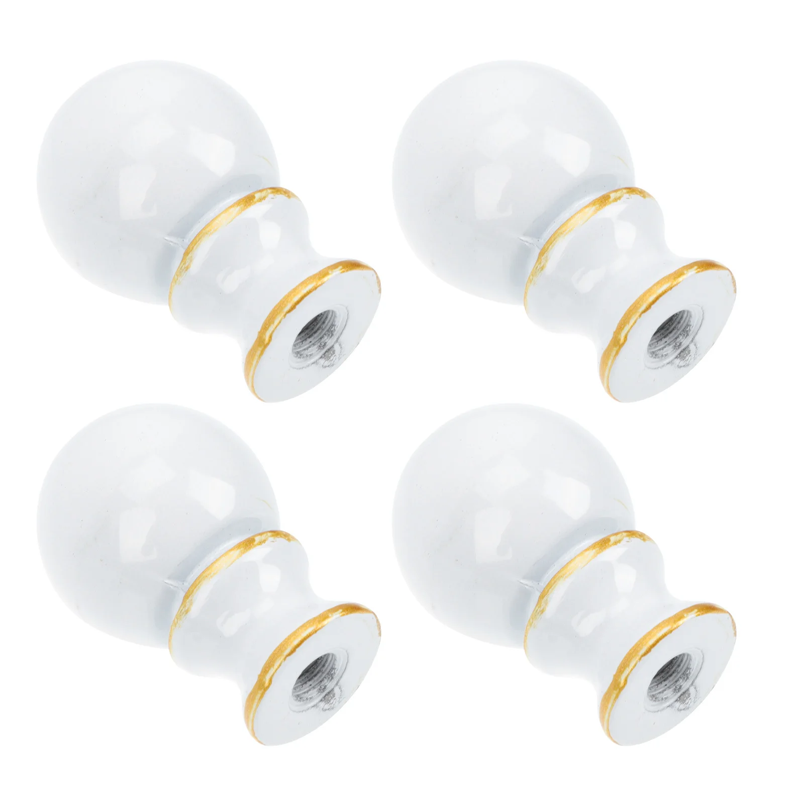 4Pcs Lamp Finial Retro Table Lamp Decoration Accessories for Floor Light Lampshade Holder Durable Decorative Knob