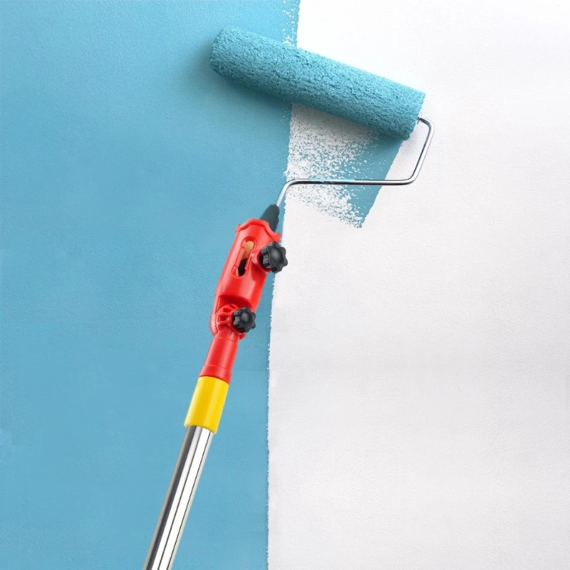 Extensor pincel pintura multiângulo portátil ferramenta fixação extensão rolo pintura