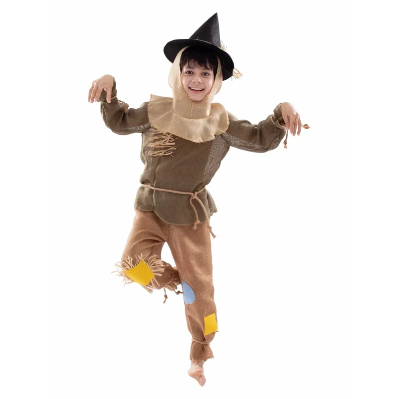 

Костюм 2020 для женщин и мужчин, лоскутное пугало, карнавальный костюм на Хэллоуин, карнавал, вечеринку, удивительное платье