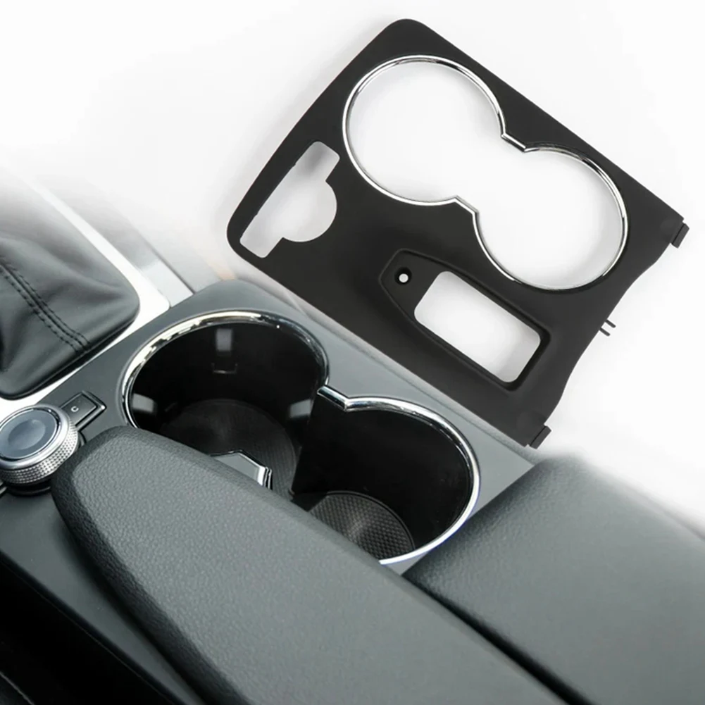 

ABHX-Auto Center Console Cup Holder Decorative Cover 2046800307 Is Suitable For Mercedes C-Class GLK-Class Armrest Box Panel