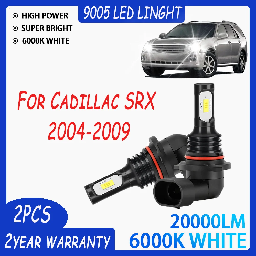 2 pz 6000 K Bianco Freddo HB3 9005 Fendinebbia 90 W Ad Alta Potenza Auto Fendinebbia Anteriori 12 V 20000LM CSP Chip Per Cadillac SRX 2004-2009