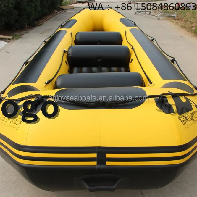 AR-400 6-Person Inflatable Drifting Boat, High Stability Power Component Professional For River Rafting Adventure