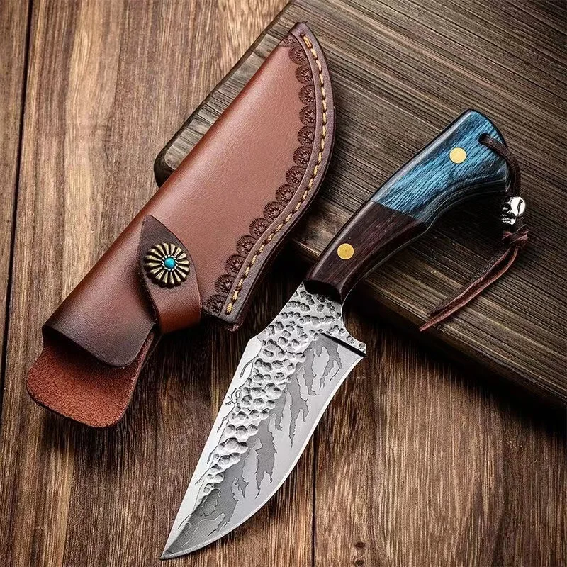 Stainless Steel Utility Knife Kitchen Boning Knife Cleaver Slicing Barbecue Knife Meat Fruit Cutting Fishing Knife