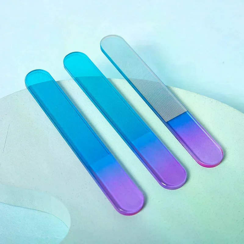 Nano Glass Nail File Sanding Polishing Buffer Block Nailfile Manicure Tool