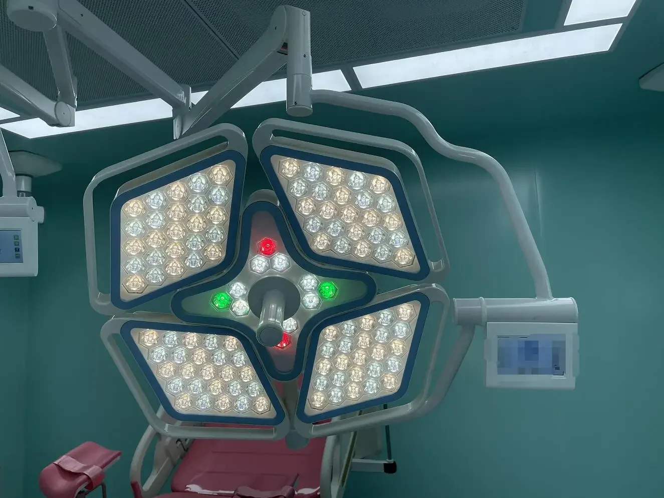 In Stock Surgery Shadowless Operation Theatre Lights LED Operating Double Head Surgical Lamp Hot Sale