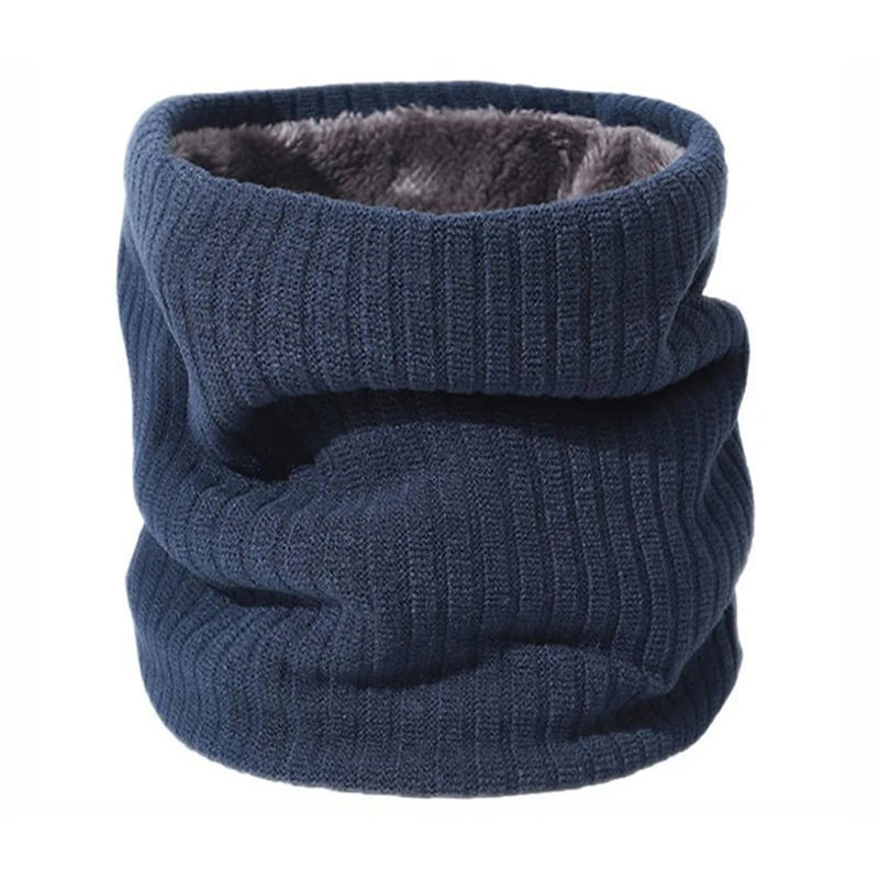 

Зимний шейный платок, вязаный теплый шарф, модный и универсальный ветрозащитный шейный шарф для спорта на открытом воздухе