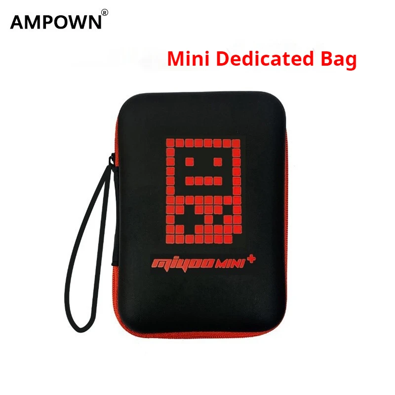 Ampown Hard Carrying Case Shockproof Portable With Wrist Strap For Miyoo Mini Plus Miyoo Minigame Console Switch Accessories